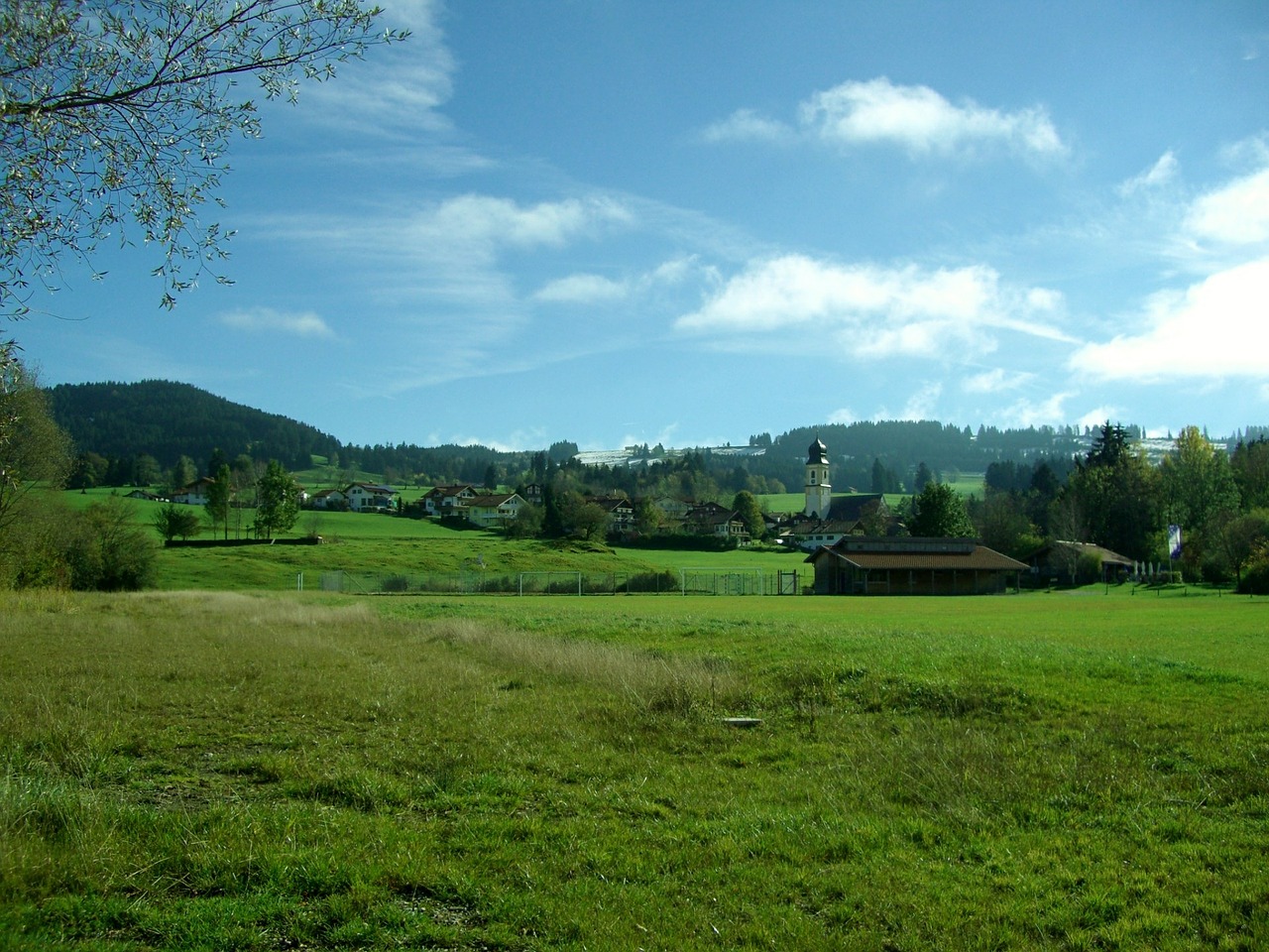 allgäu green blue free photo