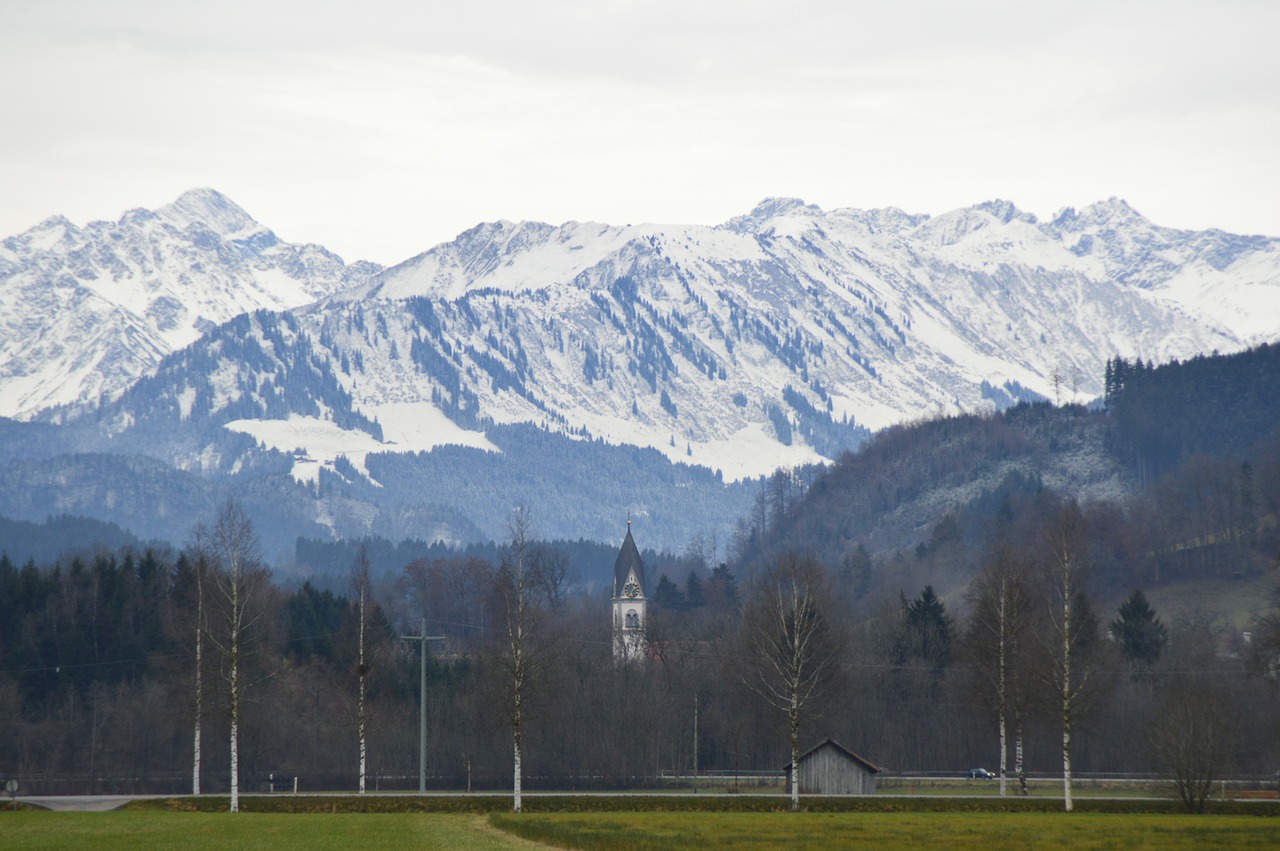 allgäu mountains valley free photo