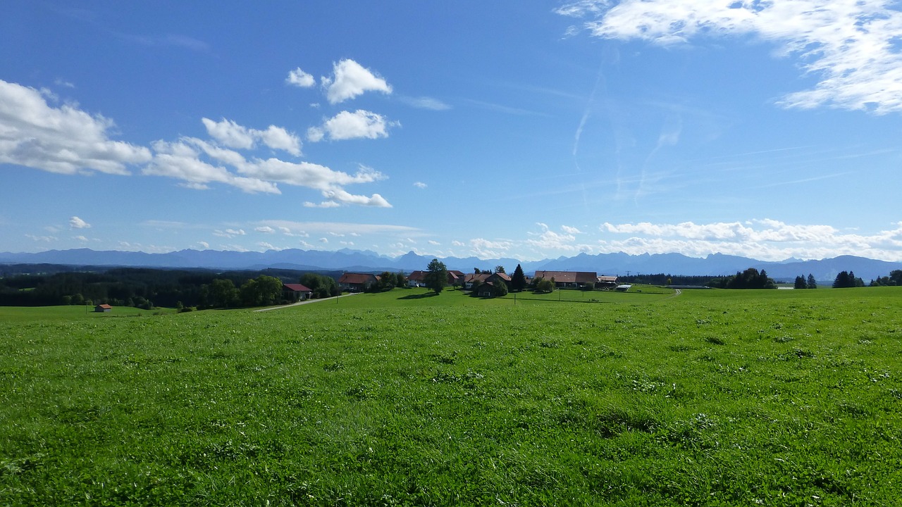 allgäu mountains village free photo