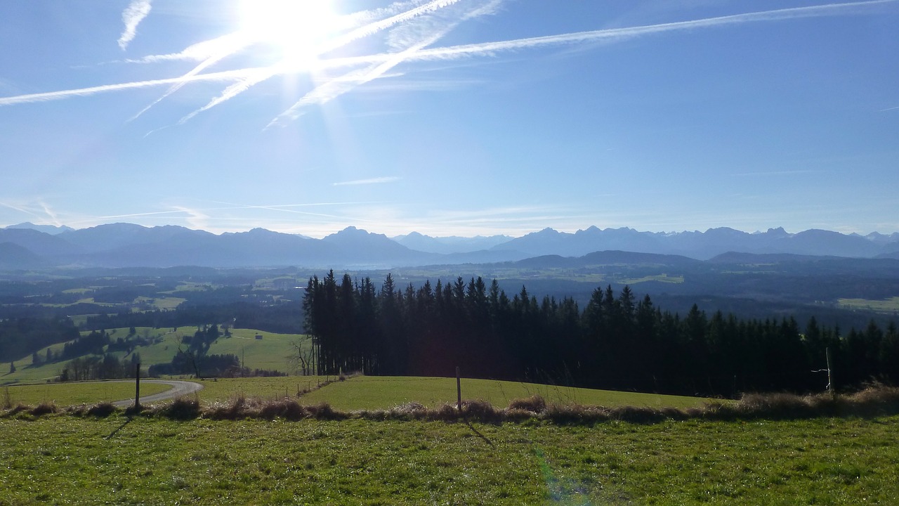 allgäu panorama mountains free photo