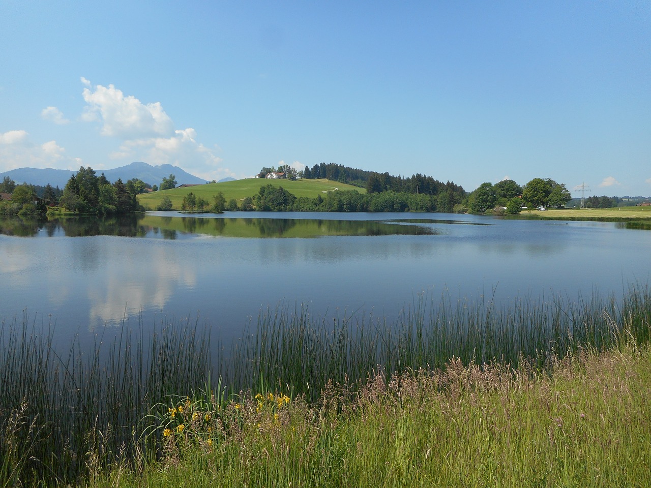 allgäu lake summer free photo