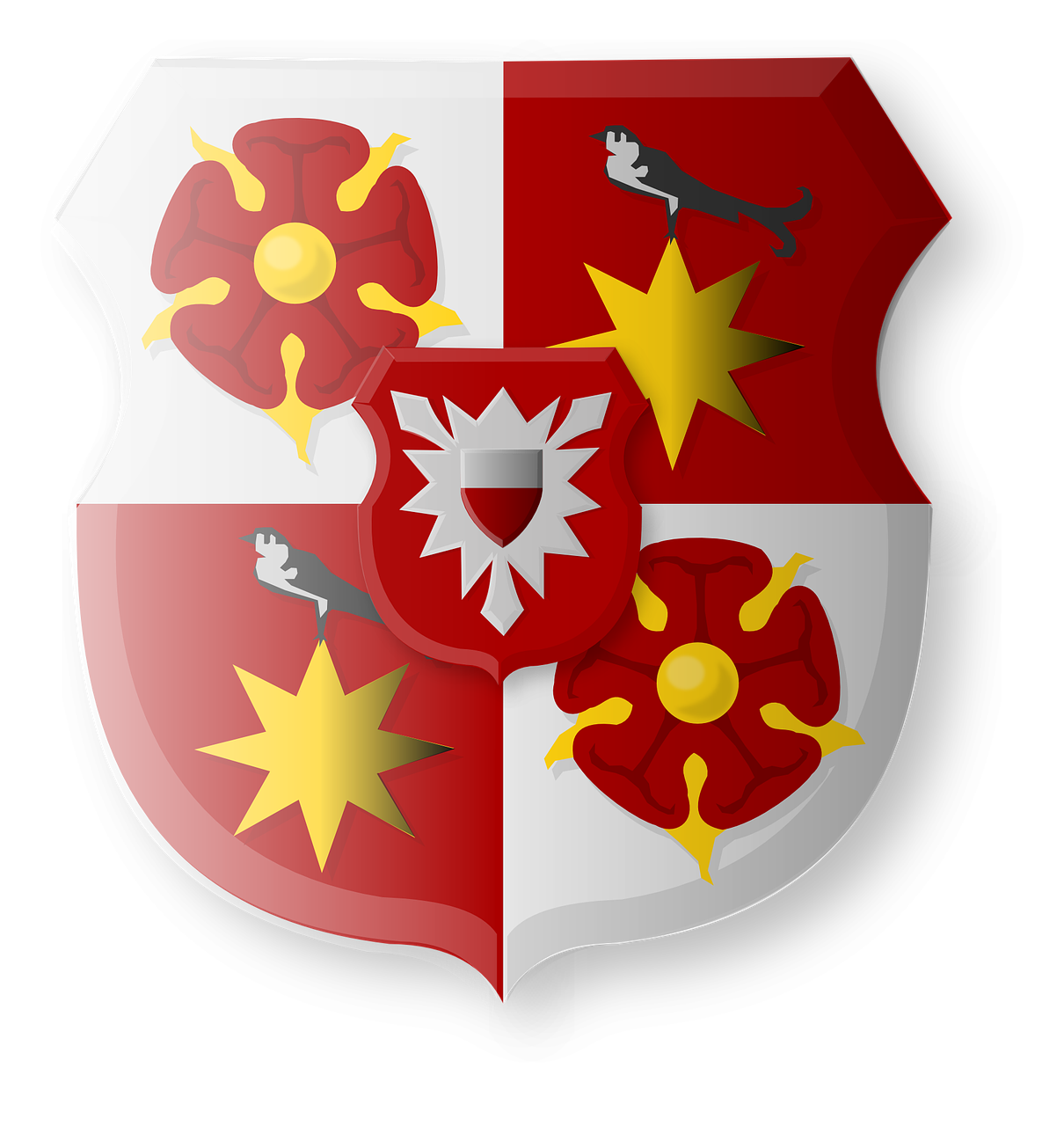 alliantiewapen coat of arms heraldry free photo