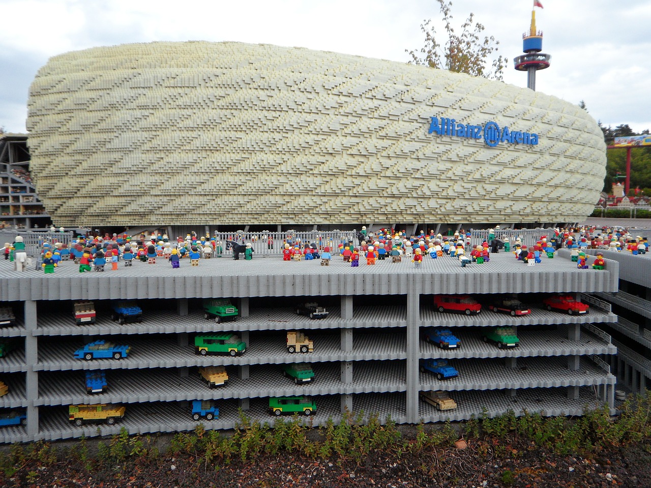 Edit Free Photo Of Allianz Arena football bayern Munich legoland lego 