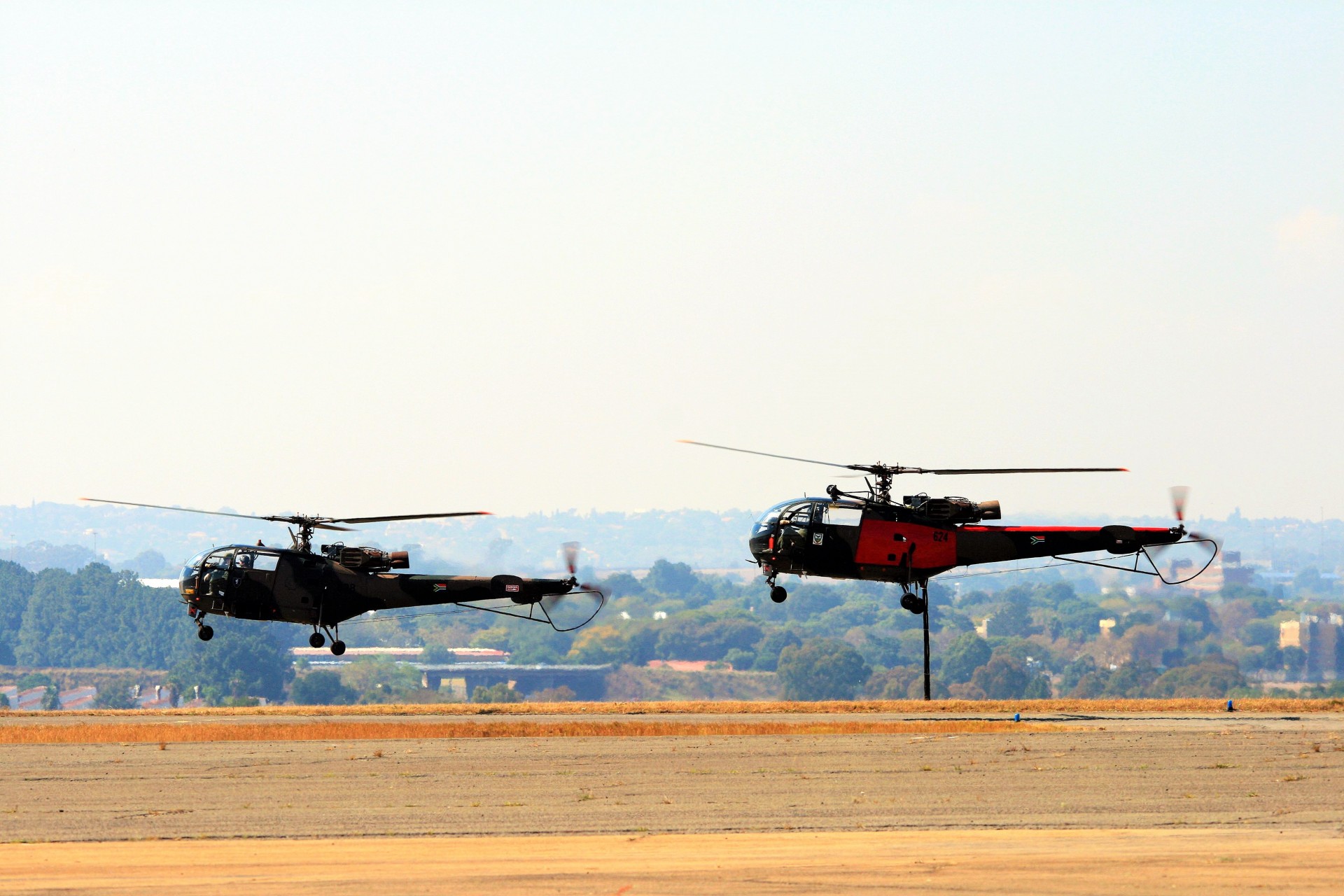 helicopters flying airshow free photo