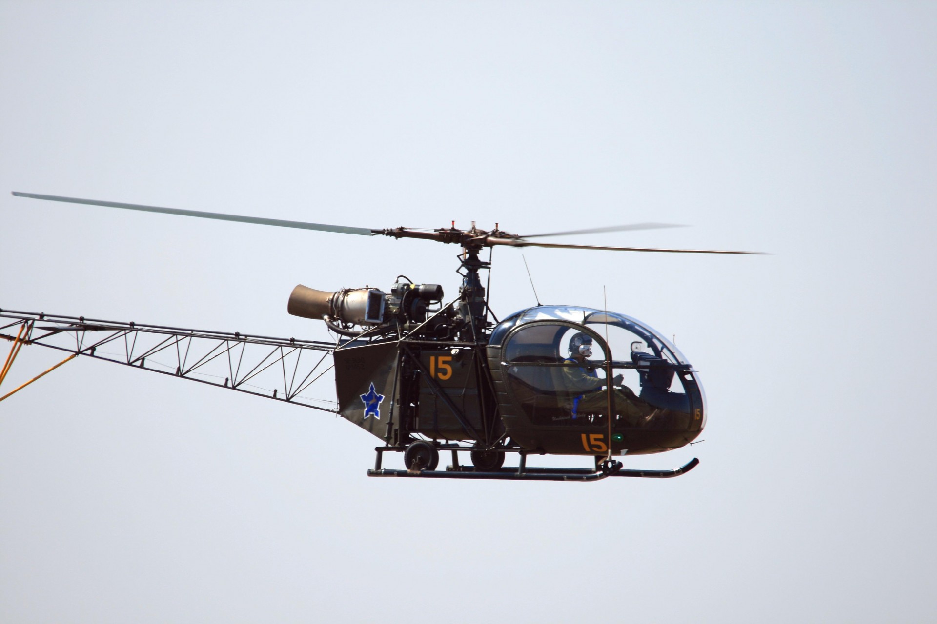 helicopter flying airshow free photo