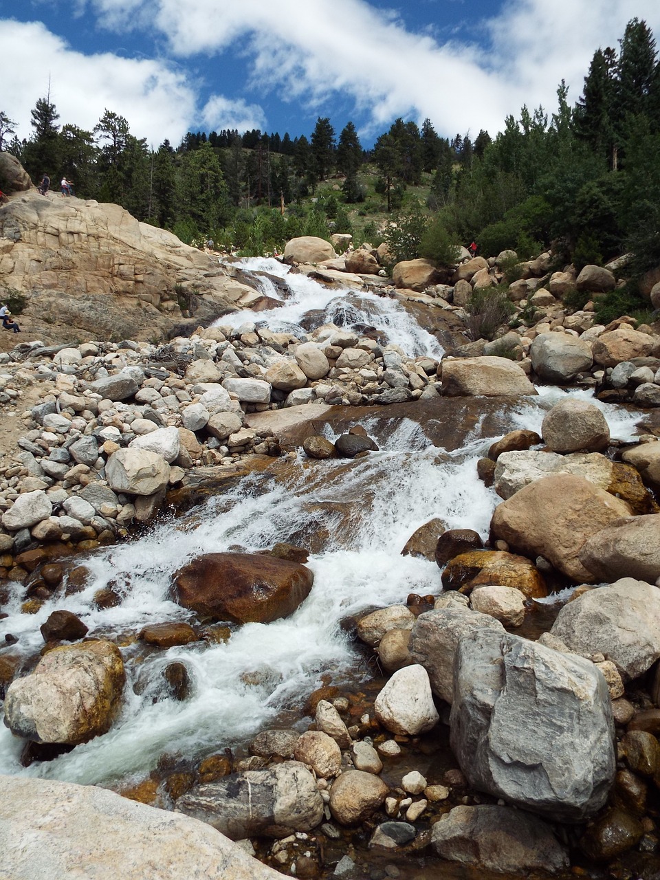 alluvial fan rocky mountain national park free photo