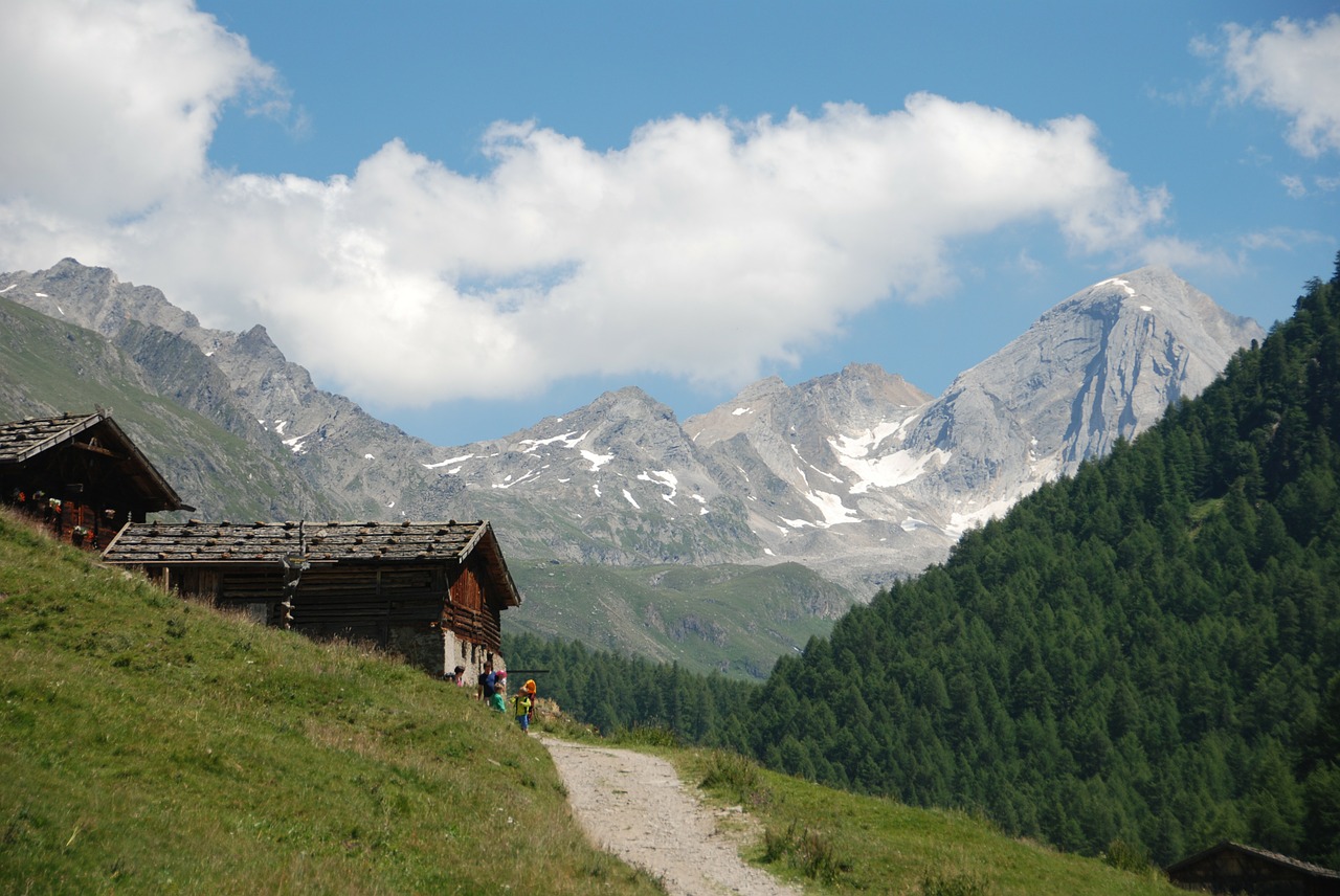 alm alpine hut free photo