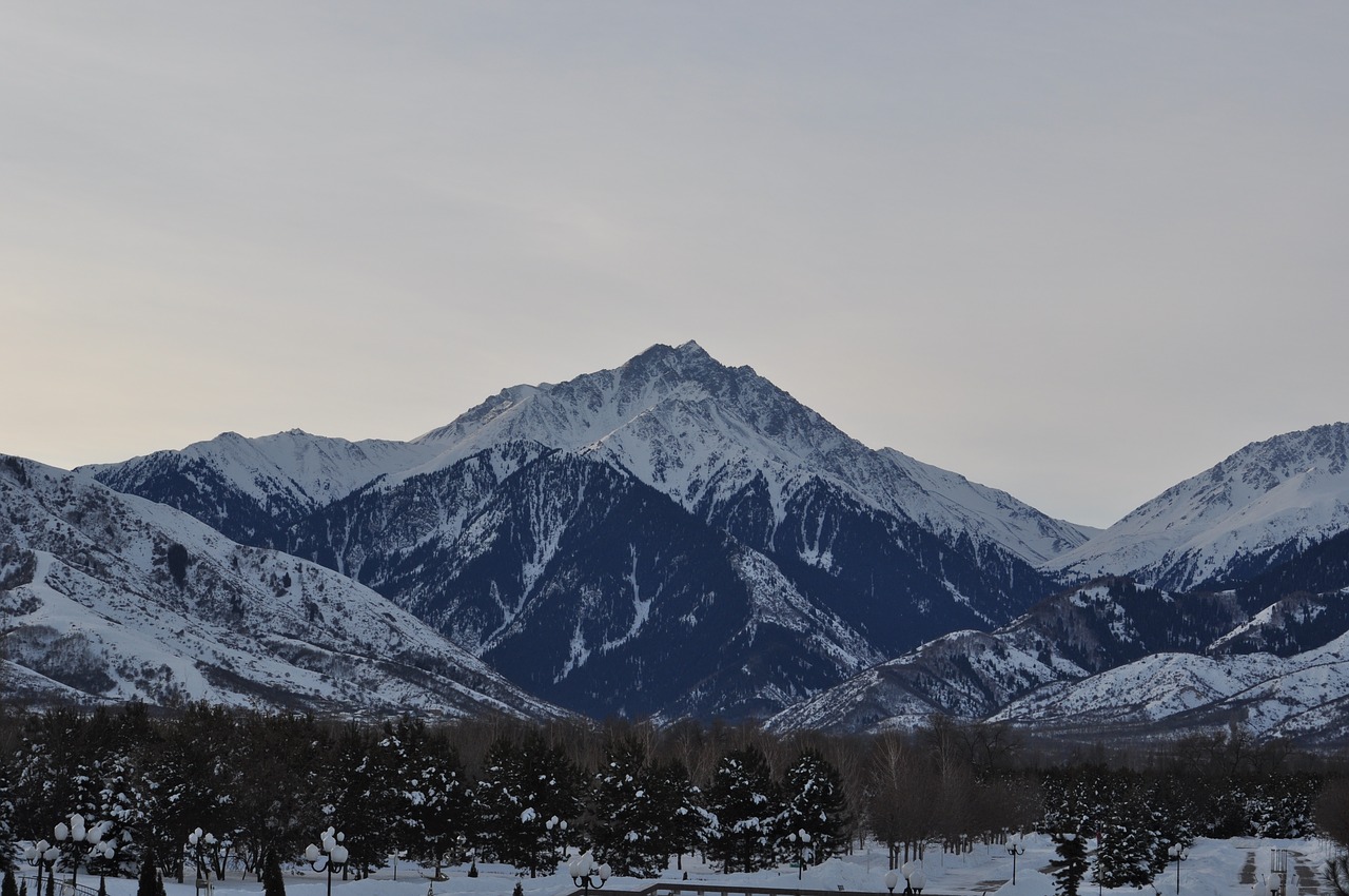 almaty winter snow free photo