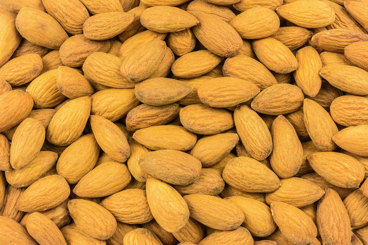almonds nuts wallpaper free photo