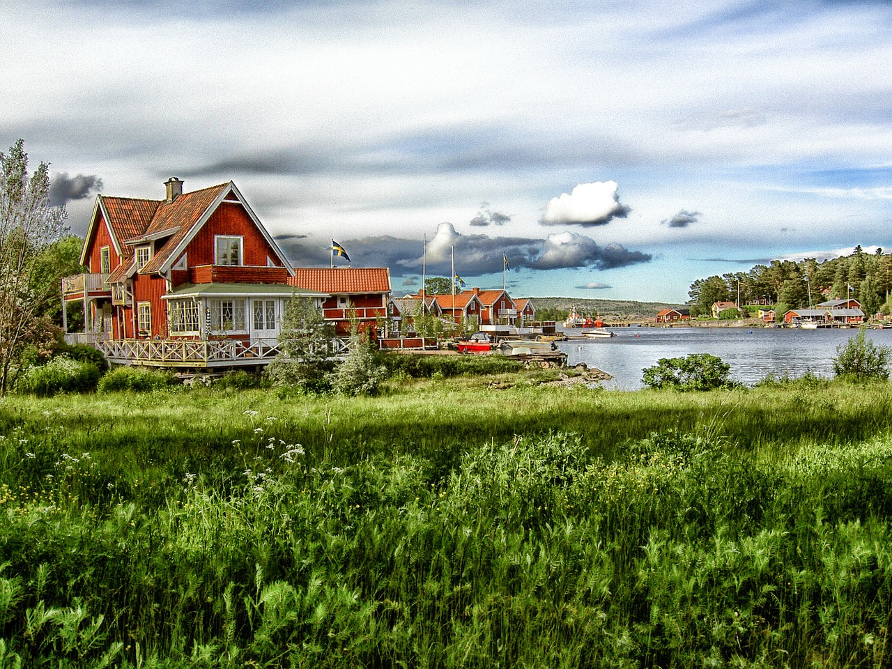 alno sweden village free photo