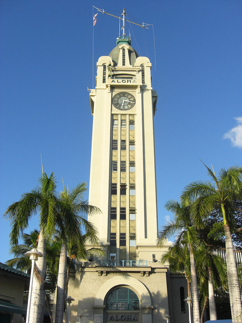 aloha tower honolulu free photo