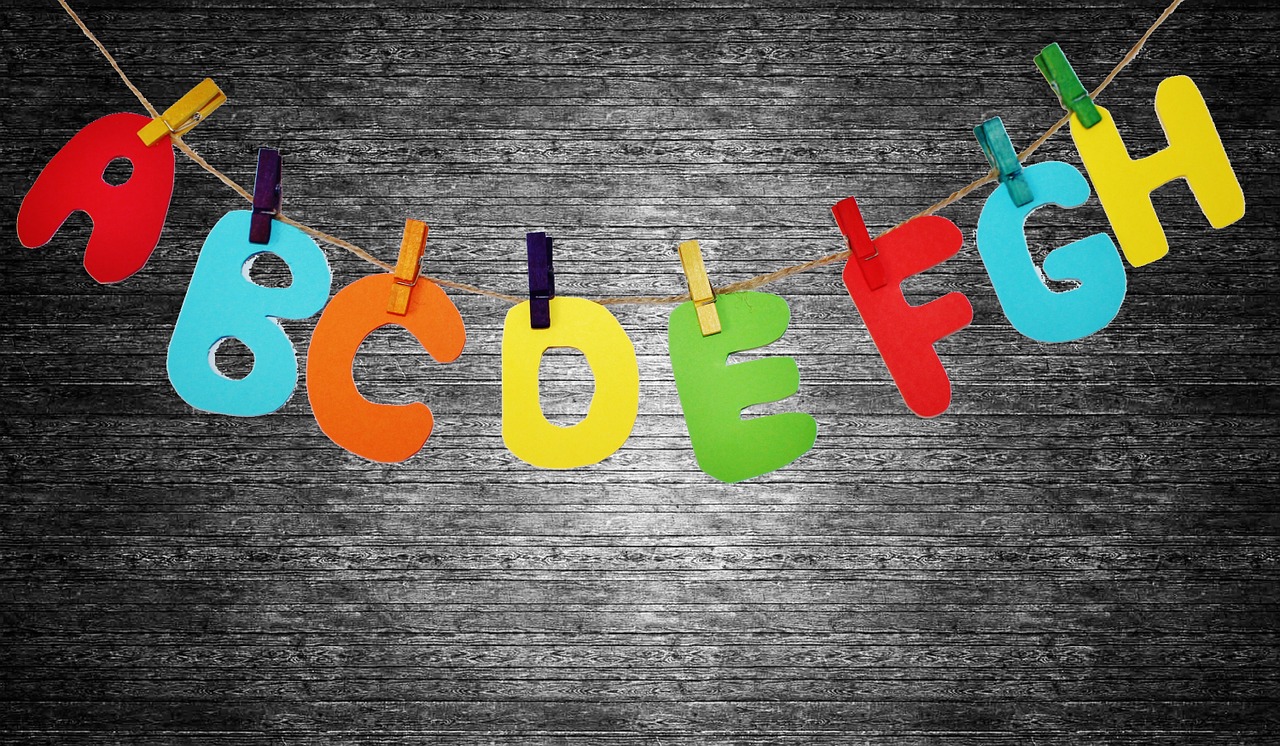 alphabet letters learning free photo