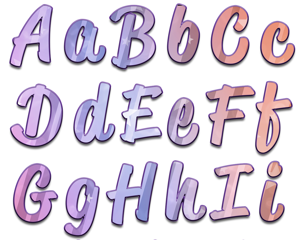 alphabet letters script free photo