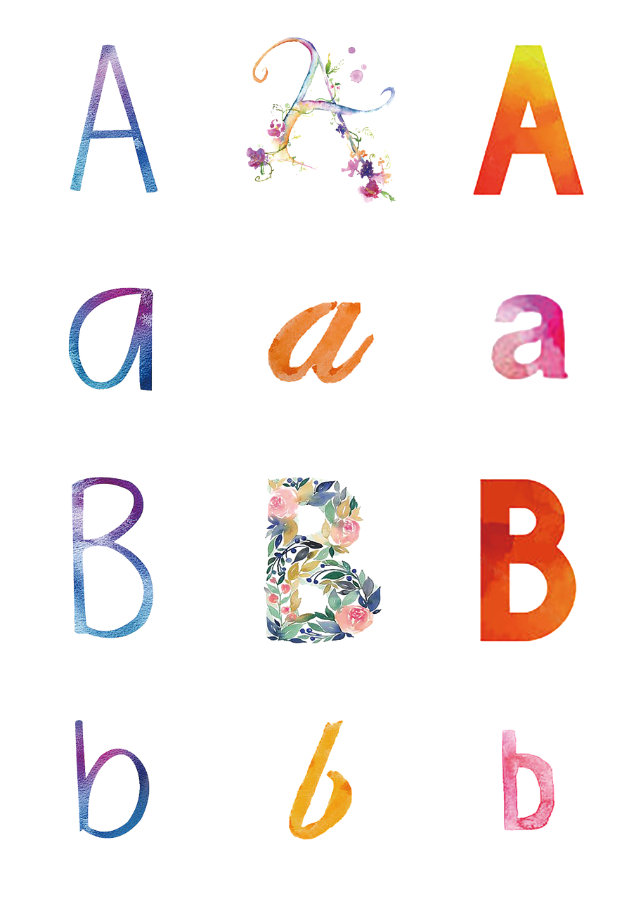 alphabet abc design free photo