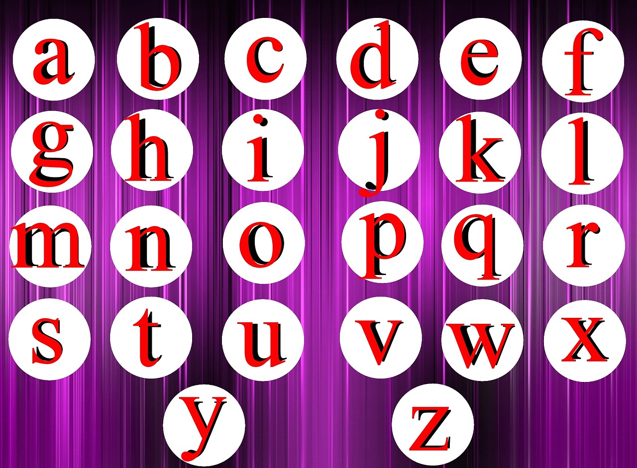 alphabet letters abc free photo