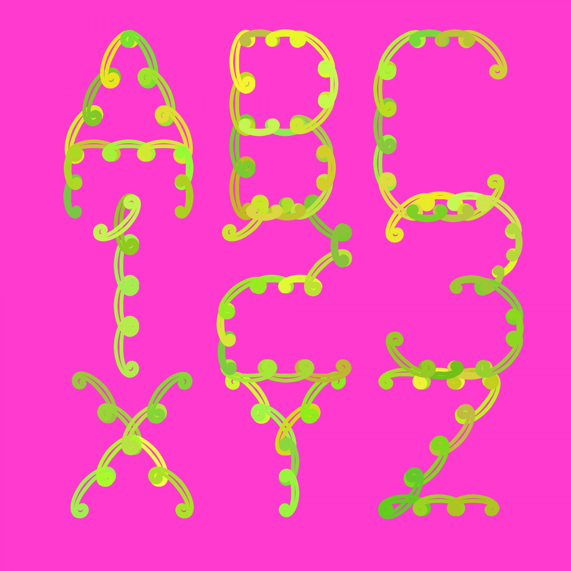 pattern alphabet type free photo