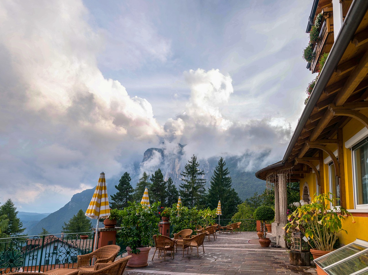 alpine tyrol hotel free photo