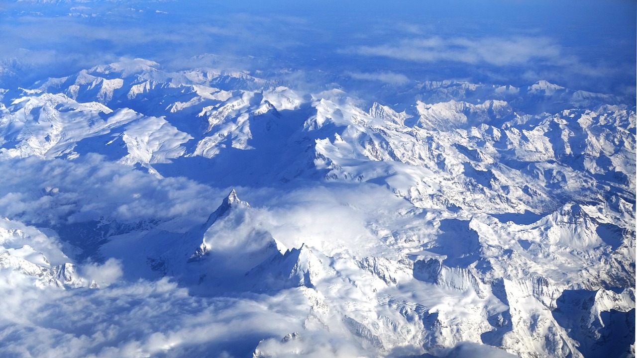 alpine switzerland winter free photo