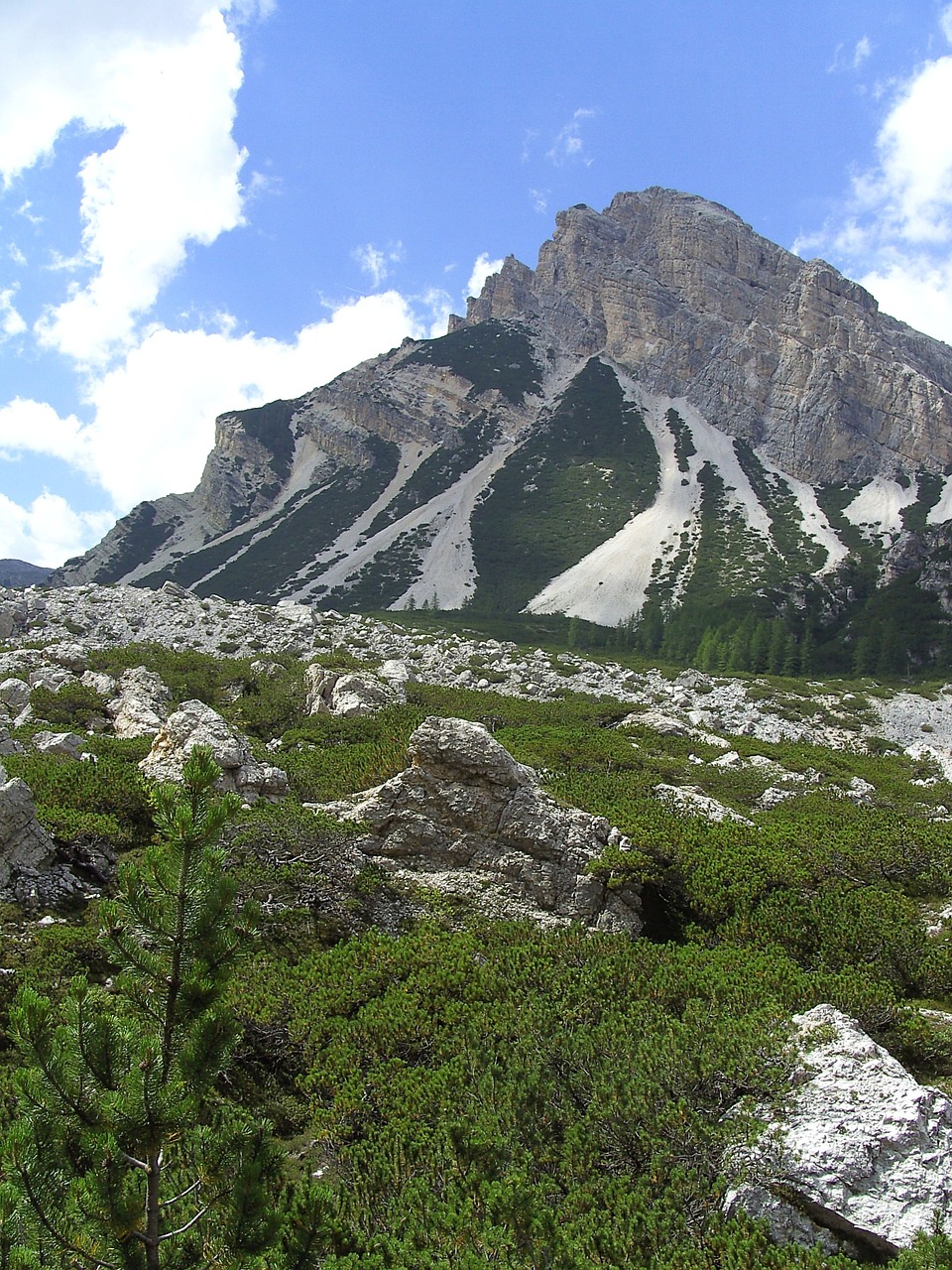 alpine dolomites mountain summit free photo