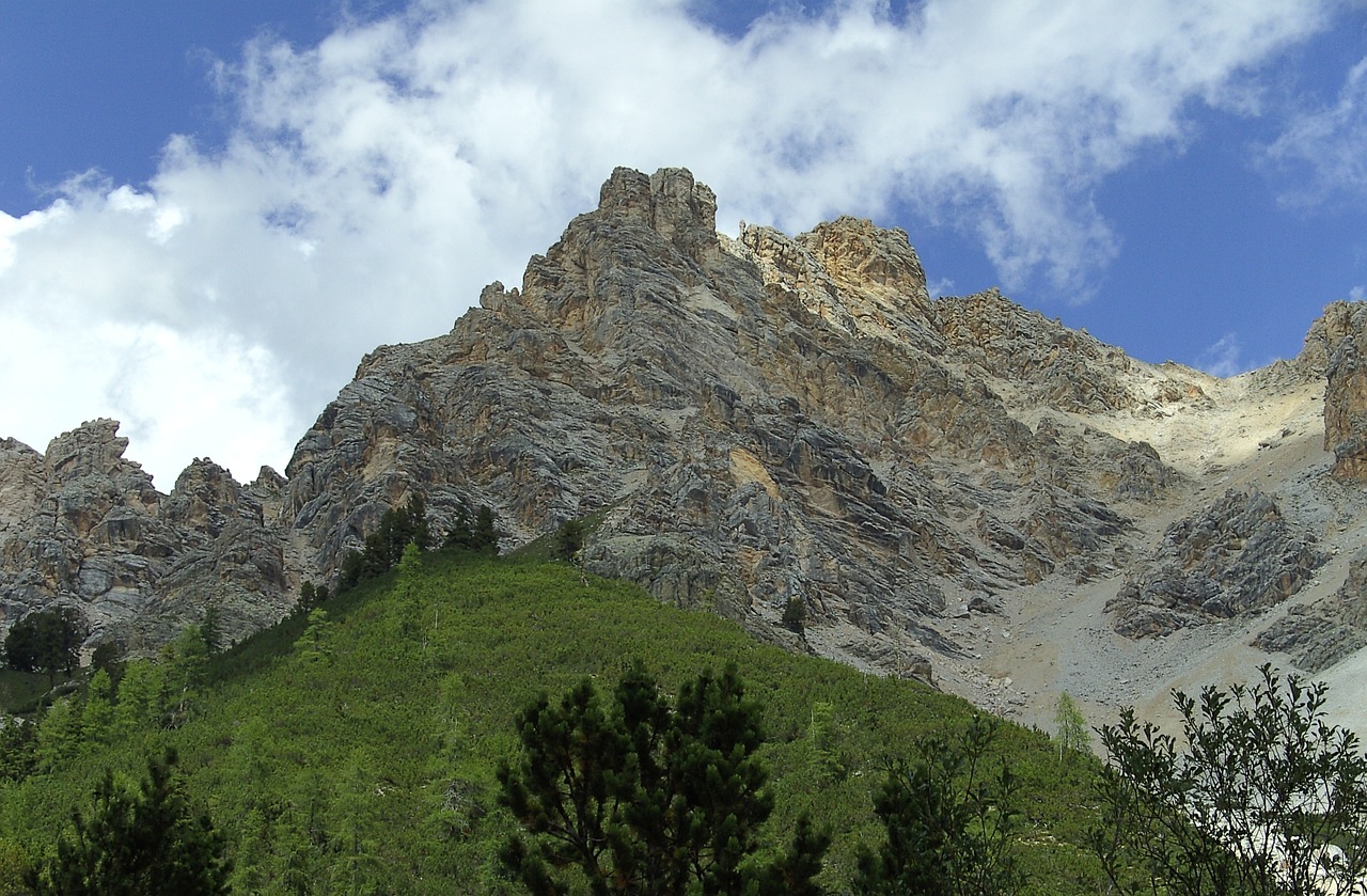 alpine dolomites mountains free photo