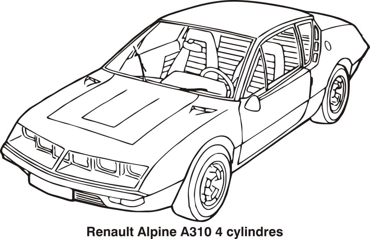 alpine cars renault free photo