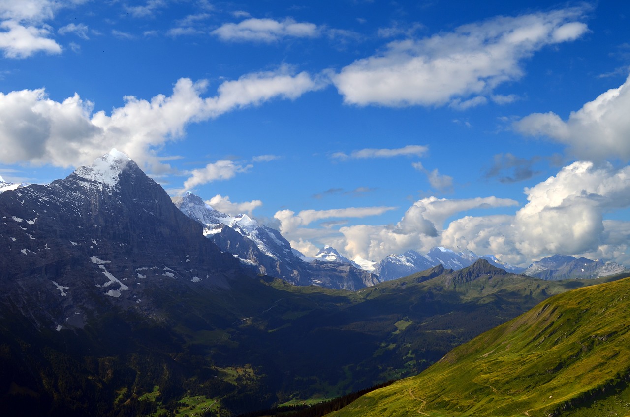 alpine panorama eiger free photo