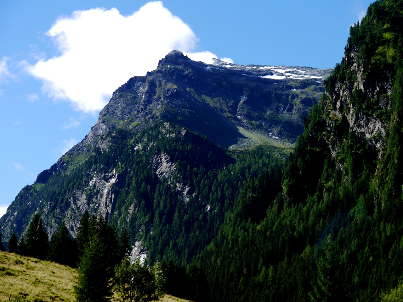 alpine felber pass mountains free photo