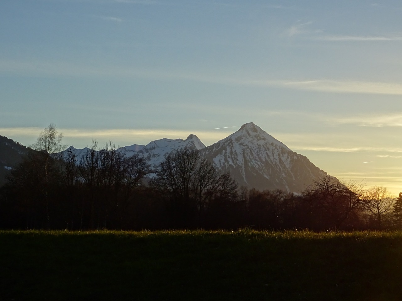 alpine mountain mountains free photo