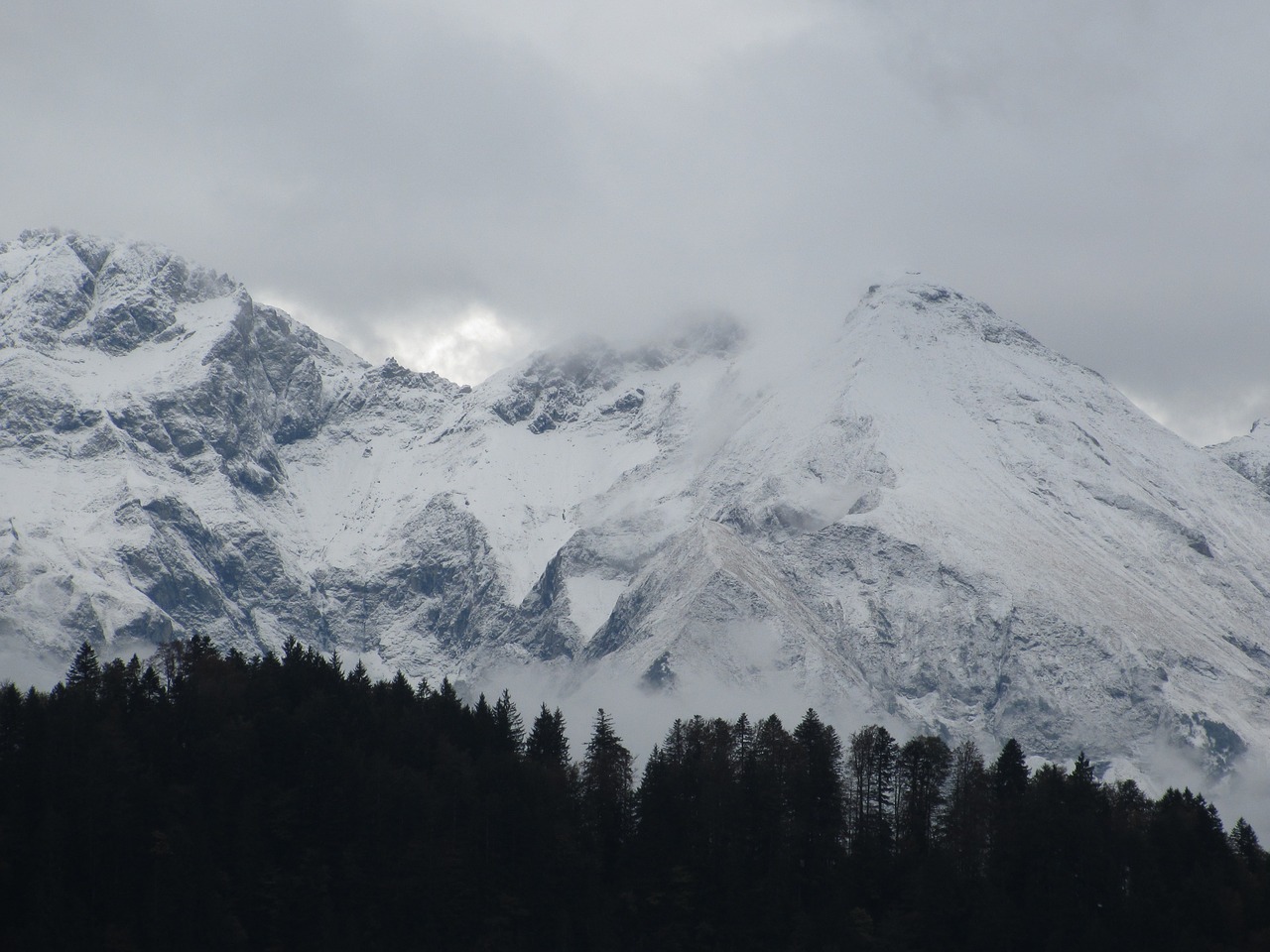 alpine snow mountains free photo