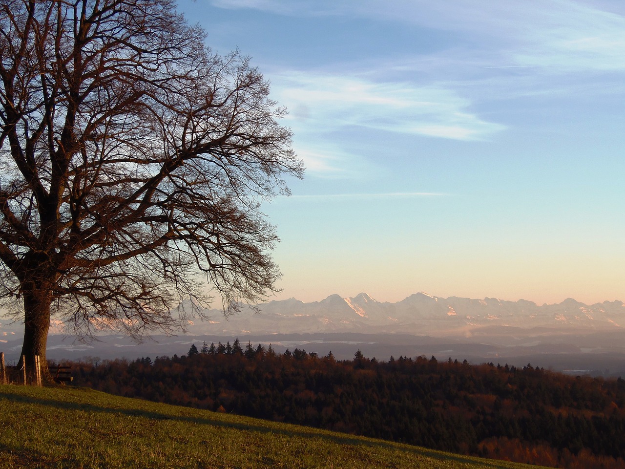 alpine mittelland distant view free photo