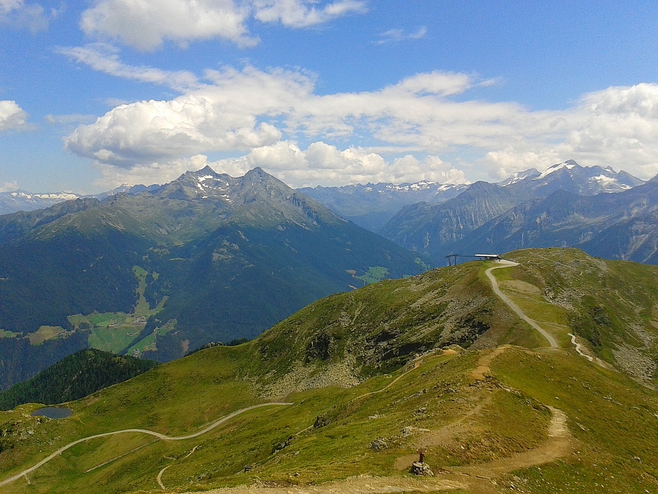 alpine mountains landscape free photo