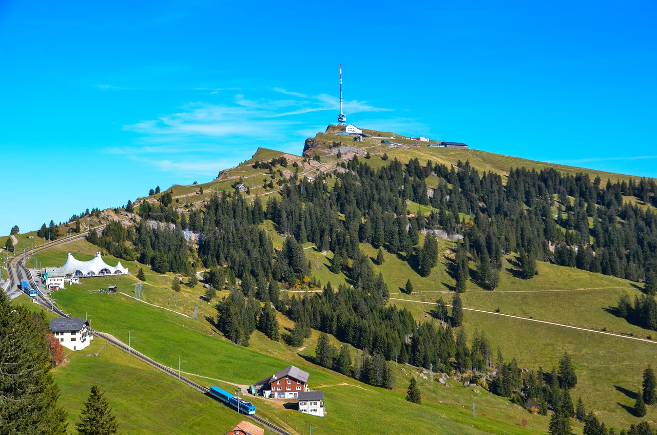 alpine rigi kulm switzerland free photo