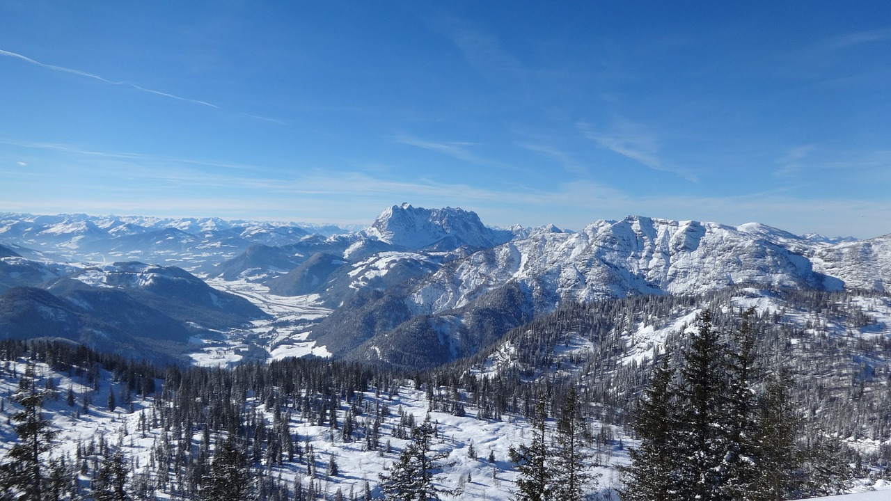 alpine panorama austria free photo