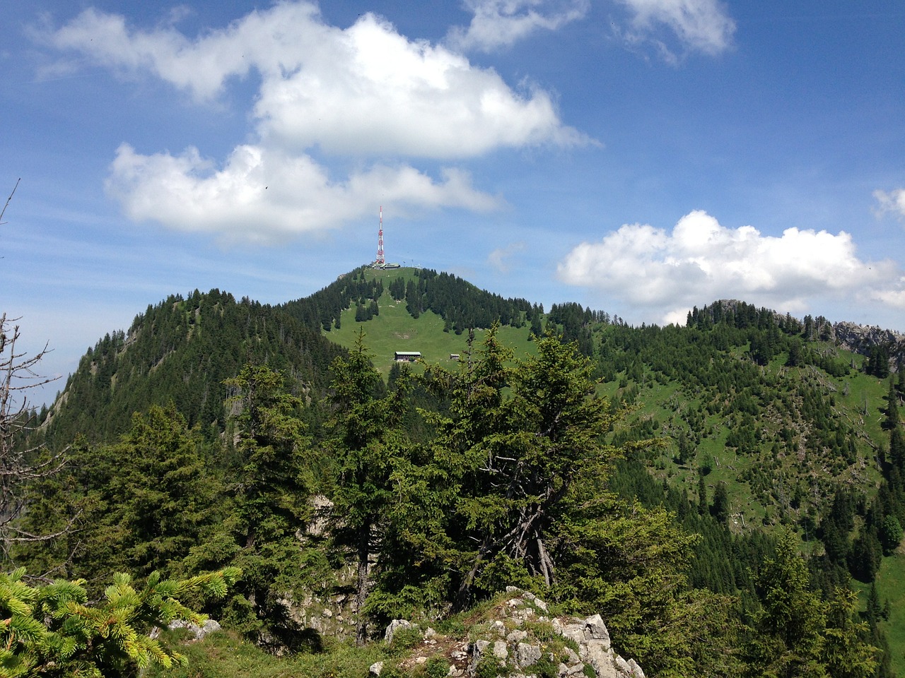 alpine mountain greened free photo