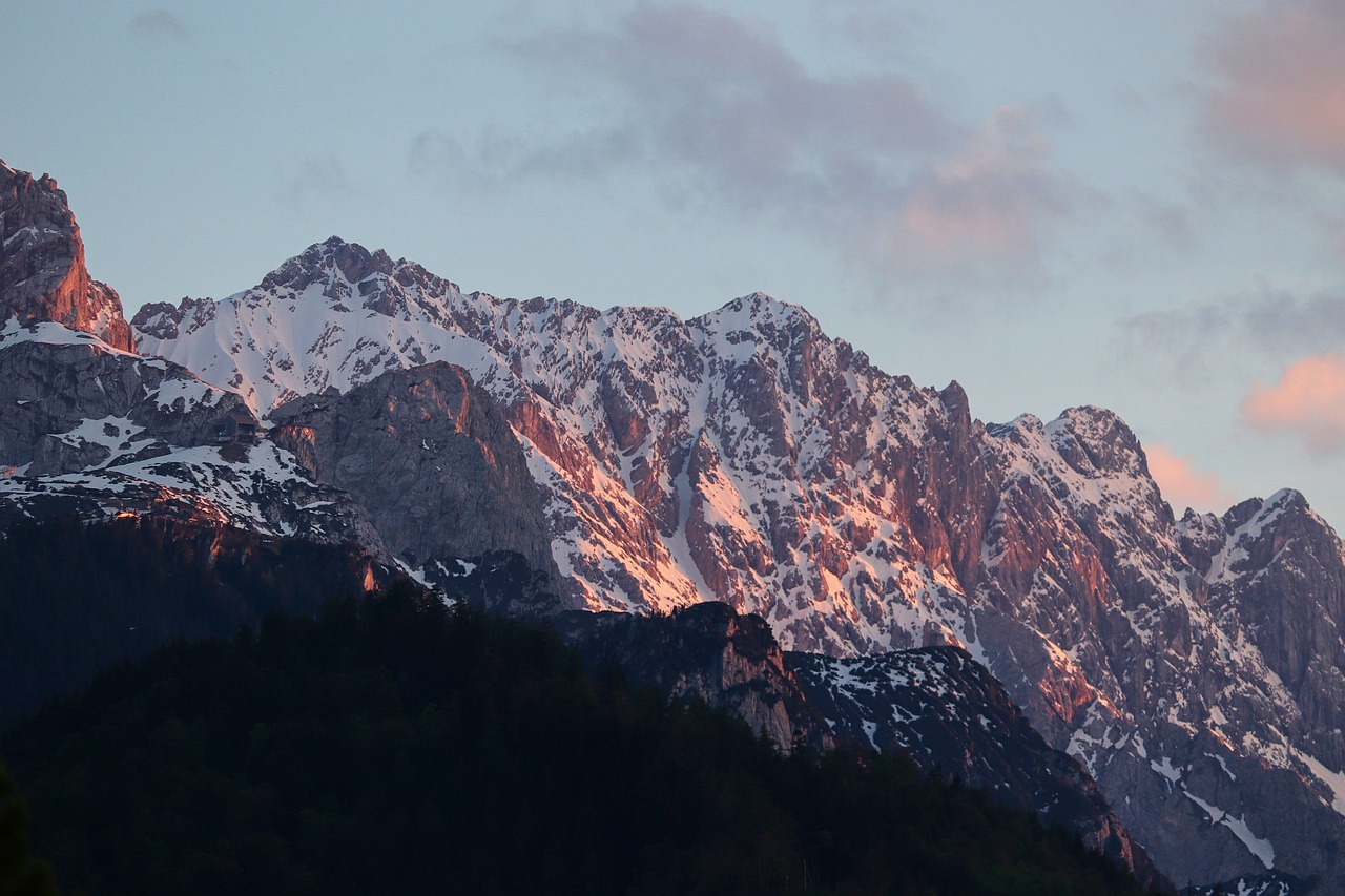 alpine  evening light  mountains free photo
