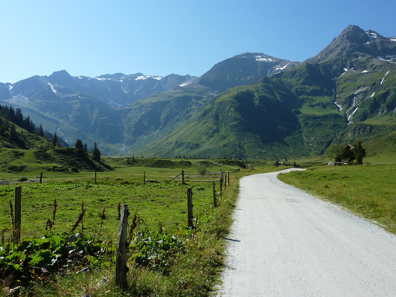 alpine mountain hike free photo