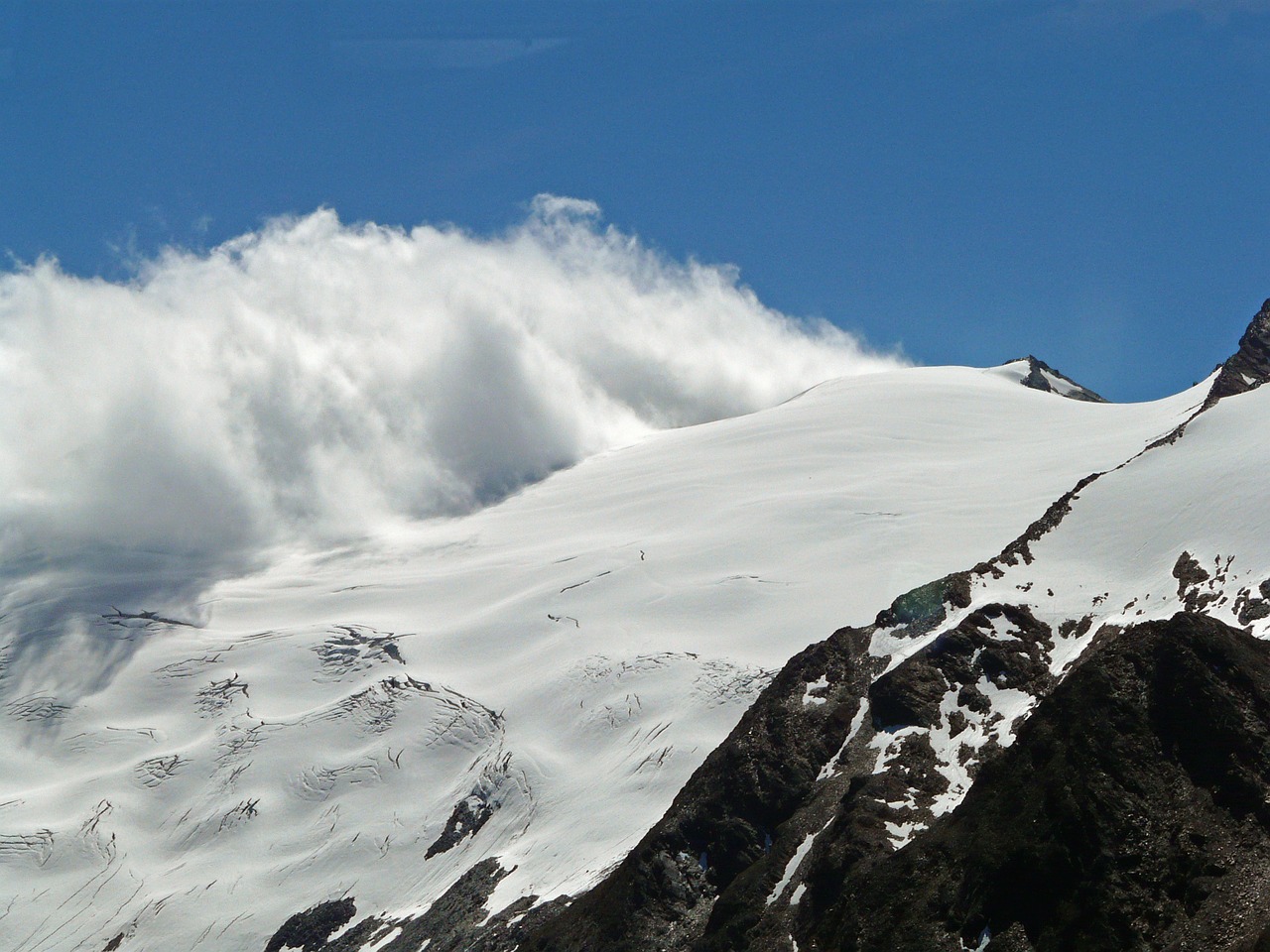 alpine mountains glacier free photo