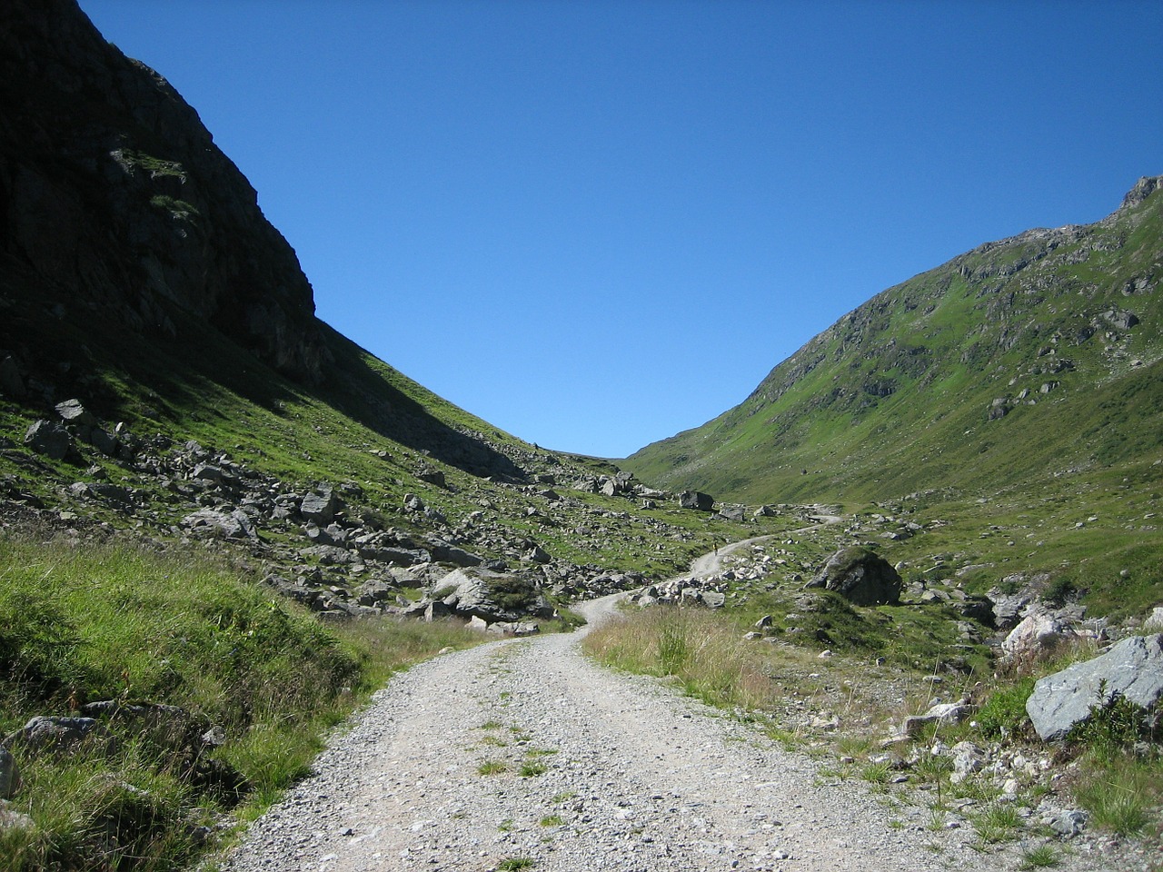 alpine mountains landscape free photo