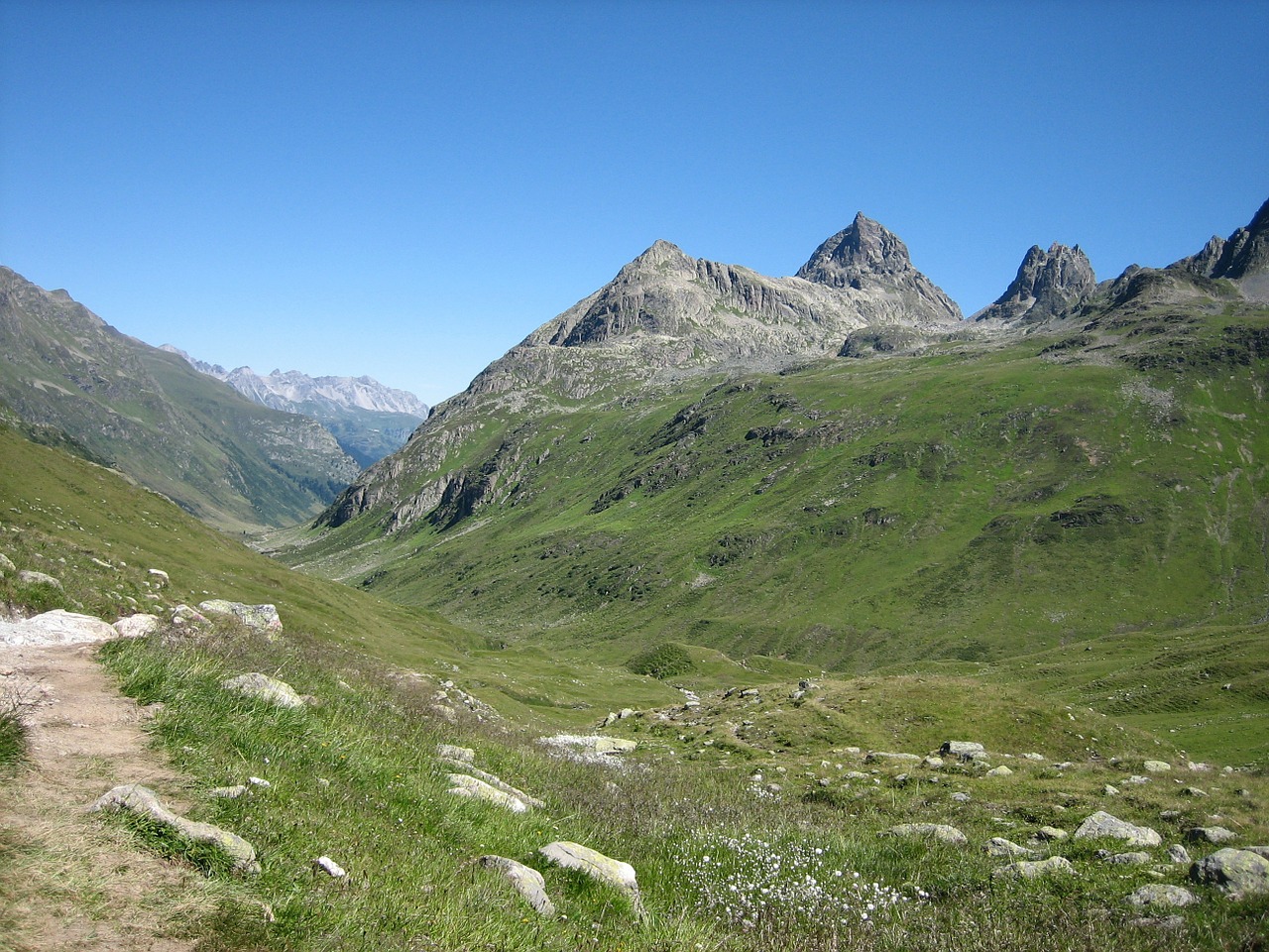 alpine mountains landscape free photo