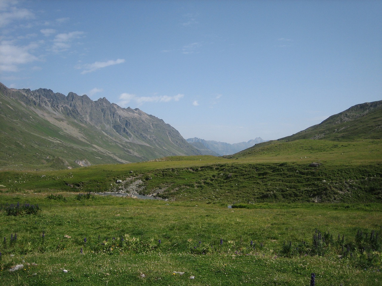 alpine mountains landscape free photo