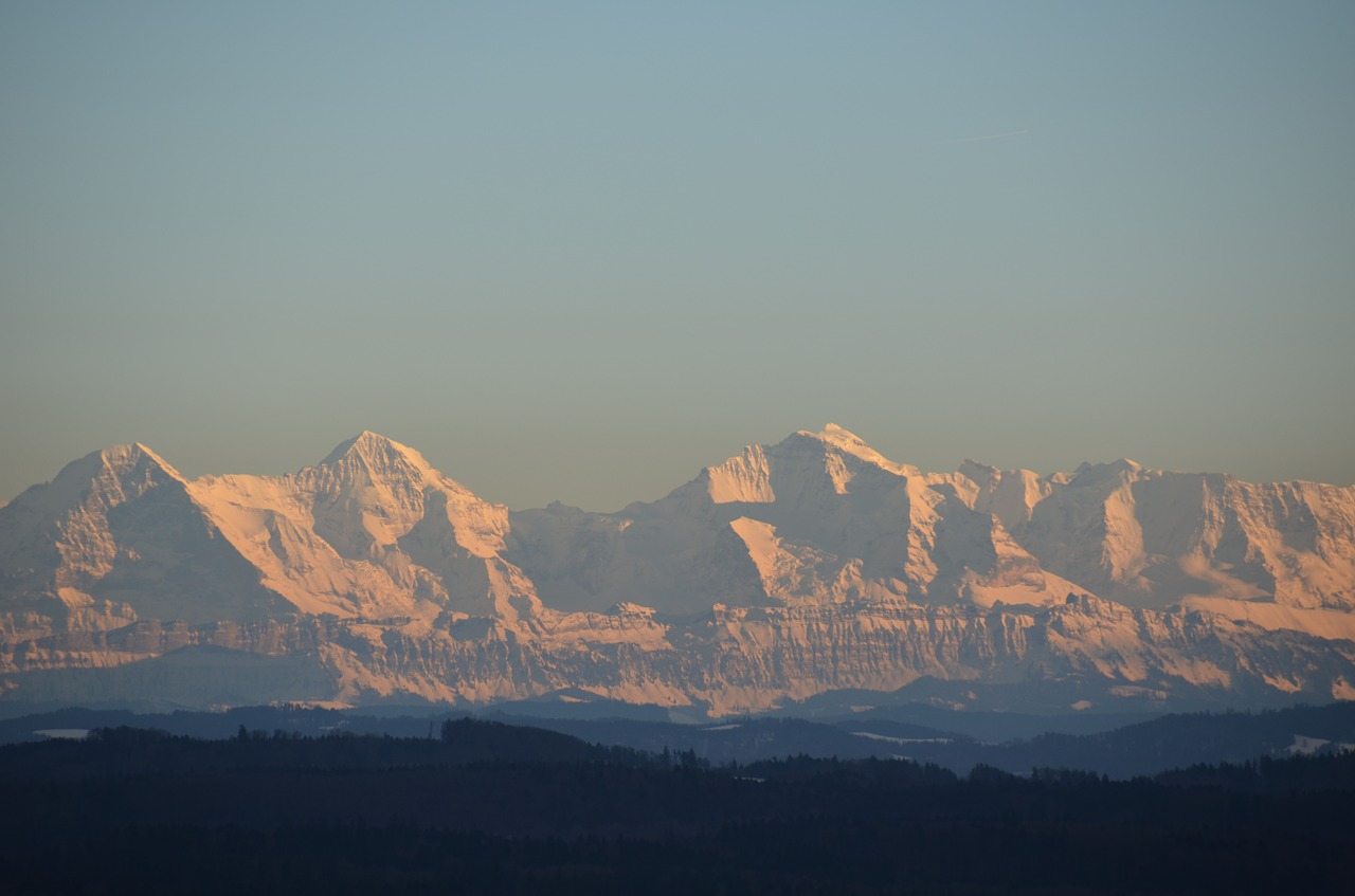 alpine switzerland panorama free photo