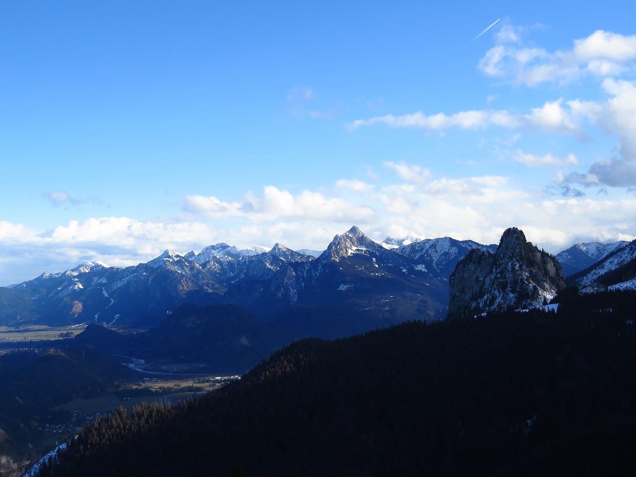 alpine alpine panorama tegelberg free photo