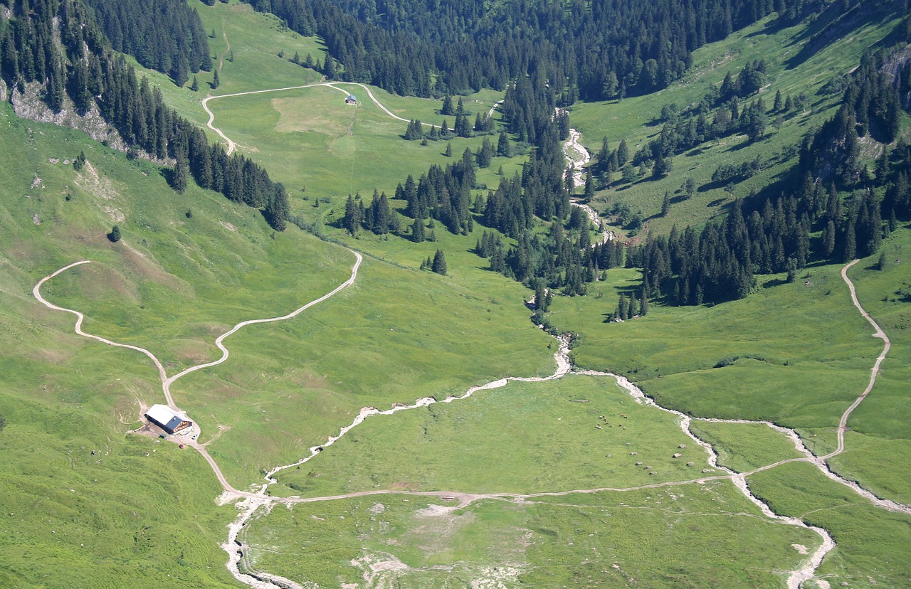 alpine austria valley free photo