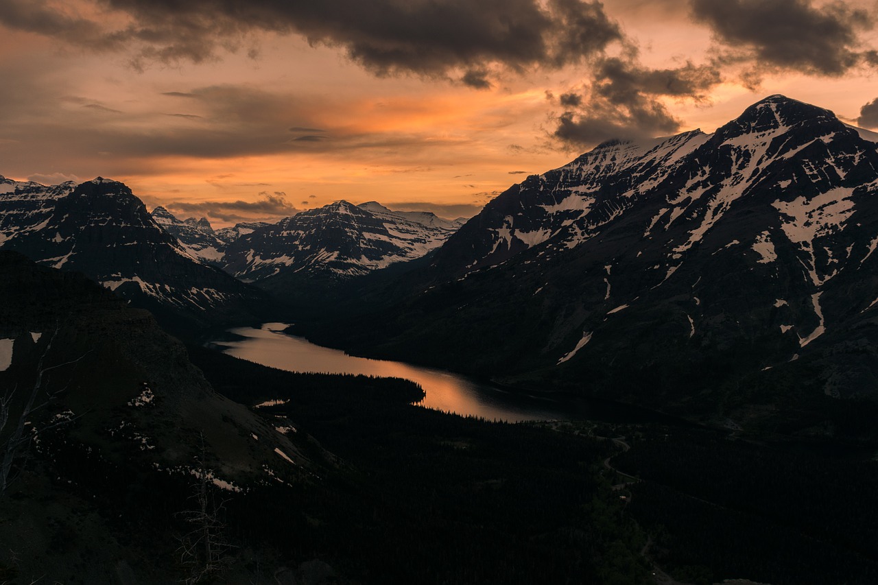 alpine view mountains free photo