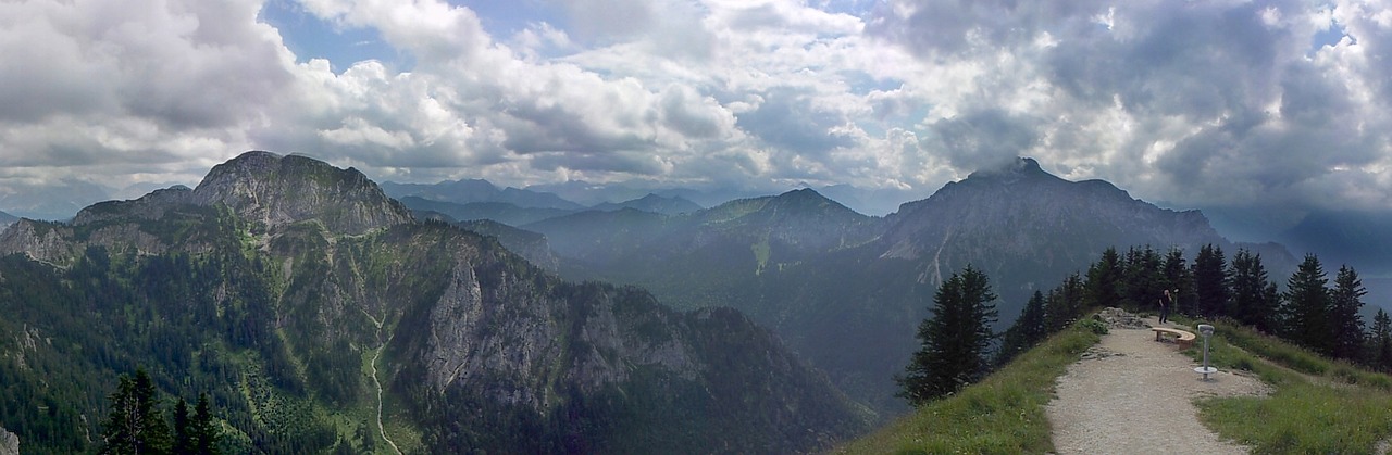 alpine panorama trail free photo