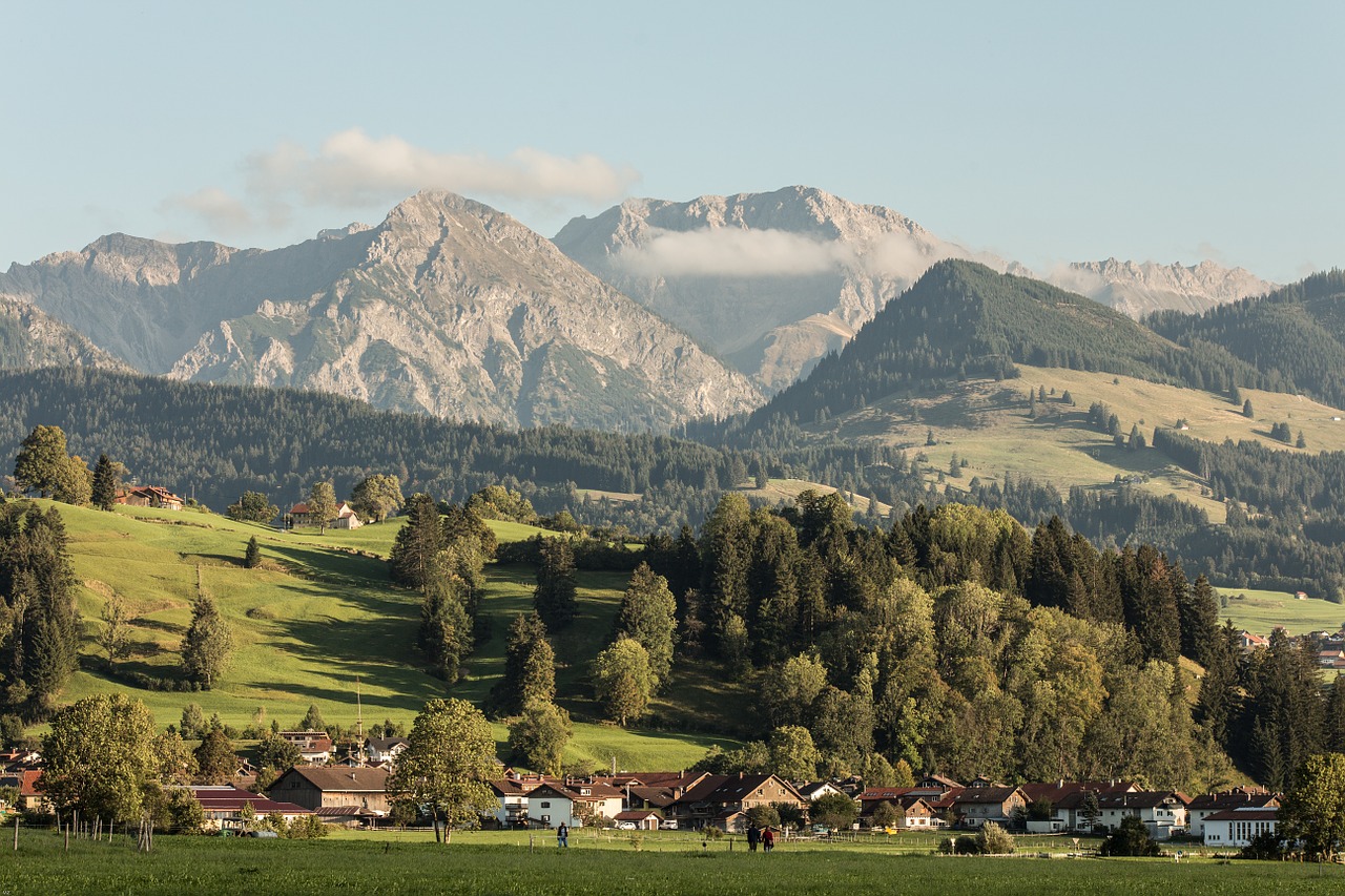 alpine mountains landscape free photo