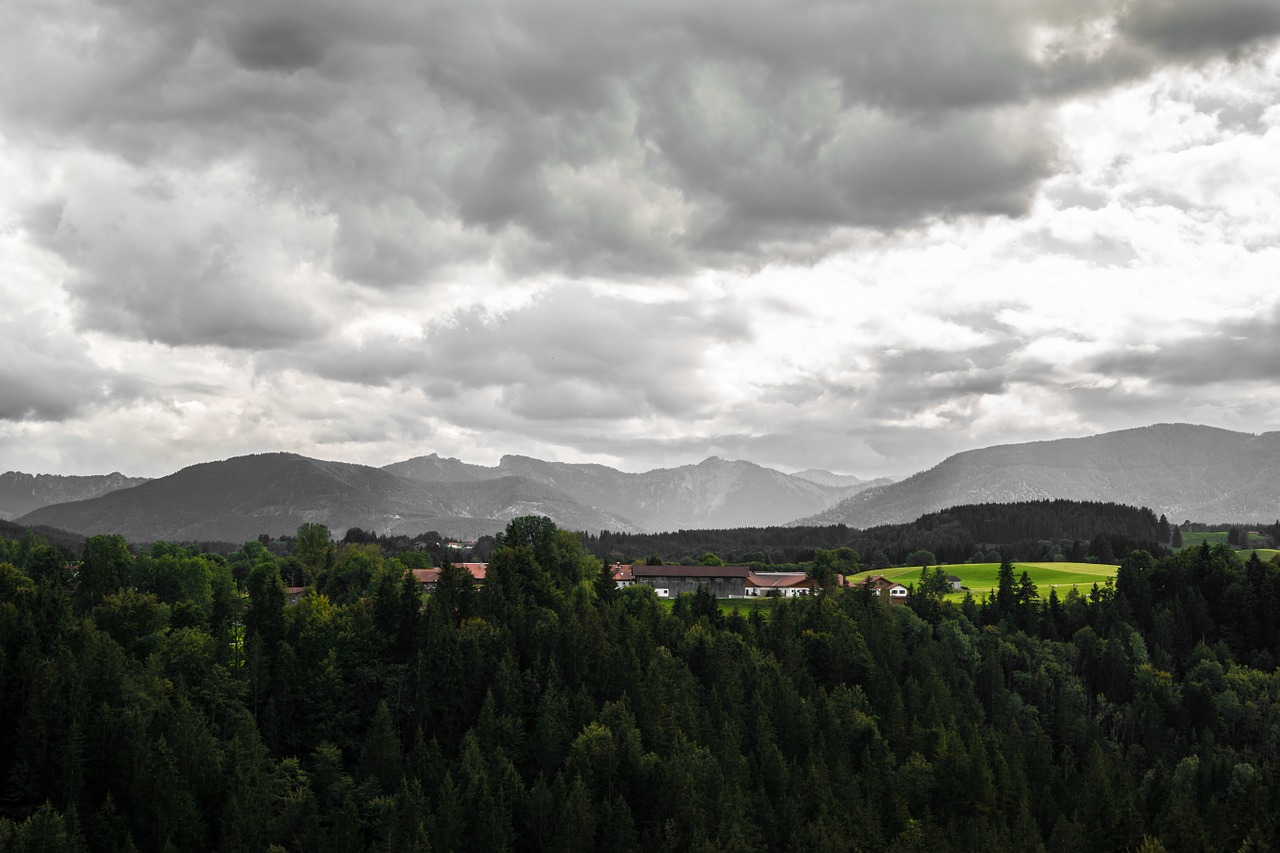 alpine clouds autumn free photo