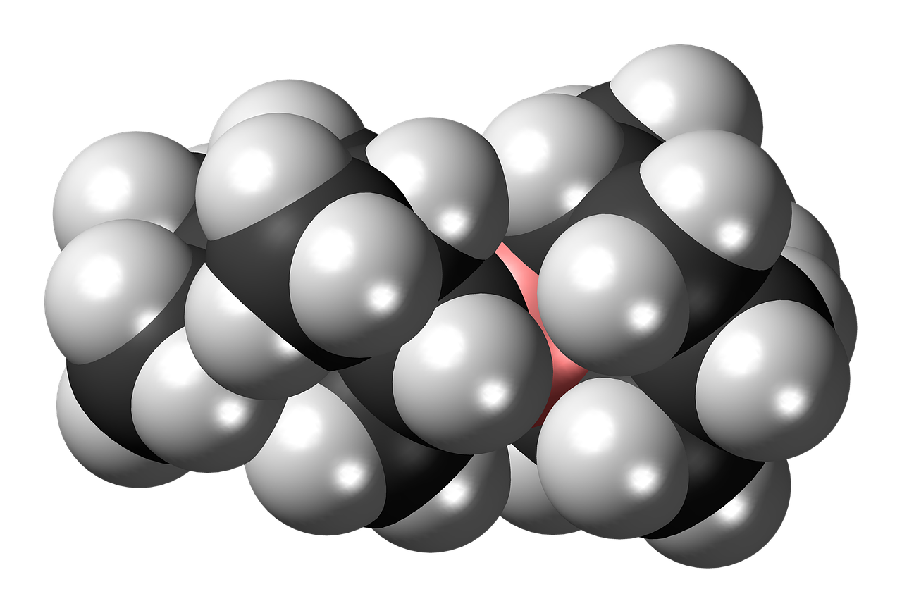 alpine borane molecule model free photo
