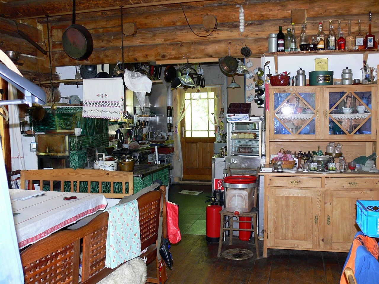 alpine hut kitchen koppentraun free photo
