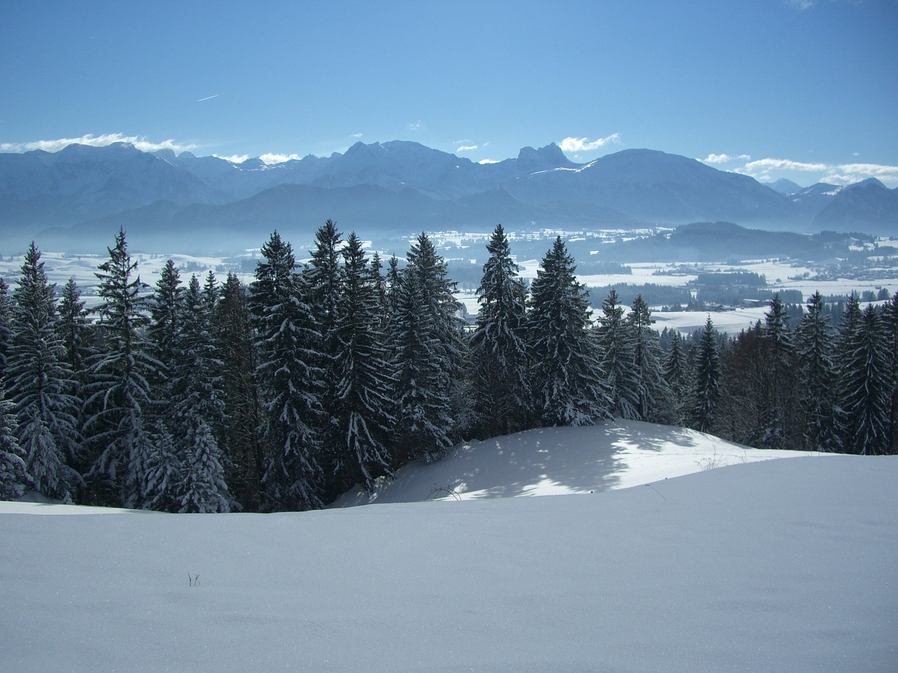 alpine panorama aggenstein breitenberg free photo